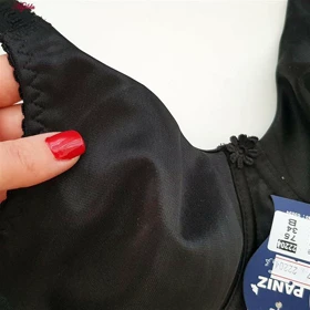 سوتین فنردار مشکی پانیذ کد 22204