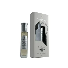 عطر جیبی مردانه صندل سیلور مونتین SANDAL حجم 25 میل