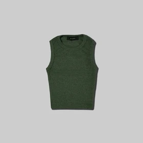 گری تاپ تمام تنه olive green crop top