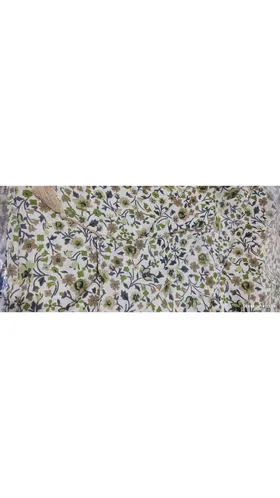 شال گل‌دار سبز خنک (ارسال فوری )