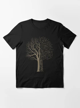 تیشرت با طرح Digital Tree سایبر پانک کد 18454