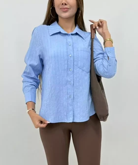 شومیز یقه دار کد SV035 برند ردا