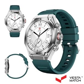 ساعت مچی هوشمند سوئیس میلیتاری SWISS MILITARY مدل SM-WCH-DOM6-SILF-GRNSS