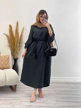 پیراهن بلند مغزی دوزی