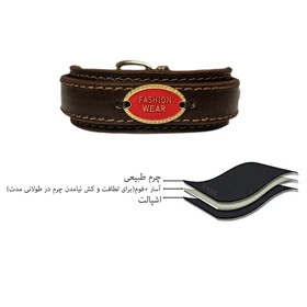 دستبند چرم وارک مدل دادمهر کد rb424