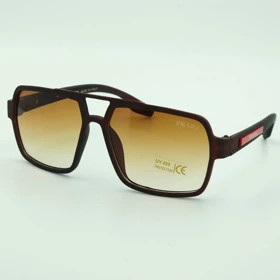 عینک آفتابی مردانه و زنانه پرادا Prada 04920 ضد اشعه UV400 ایتالیایی (قهوه ای)