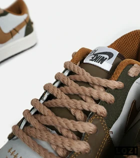 کفش کتانی مردانه و زنانه سفید کرم سبز نایک NIKE jordan Vodoo