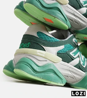 کفش کتانی مردانه سبز سفید NEW BALANCE 9060