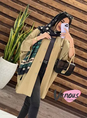 مانتو پانچ آستین گت