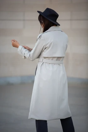 بارانی بلند 4 دکمه