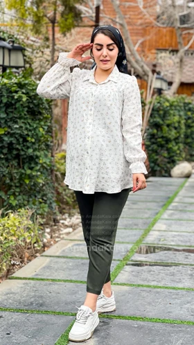 تونیک شلوار بارداری و شیر دهی پامچال