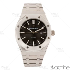 ساعت اودمار پیگه (AP) مردانه سیلور صفحه مشکی 103597