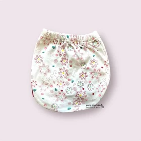 شورت عینکی دخترانه طرح گل