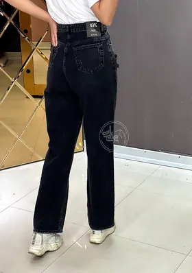 شلوار جین بگ زاپ‌دار