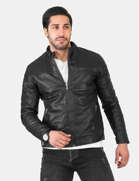 کاپشن چرمی مردانه Zima