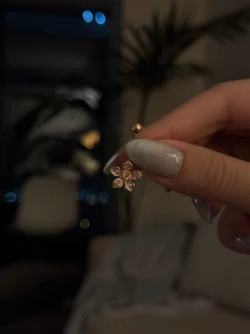 پیرسینگ ناف گل استیل جراحی