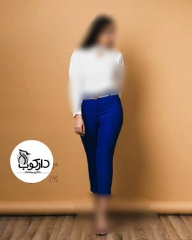 شلوار زنانه کرپ مازراتی قد نود بغل چاک‌دار