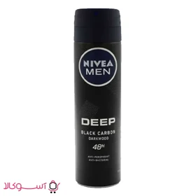 اسپری ضد تعریق مردانه نیوآ مدل Deep Black Carbon حجم 150 میل