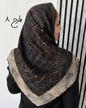 روسری نخی دست دوز 4072