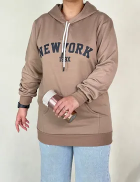 هودی رنگی نوشته دار NEW YORK آوین کد : 90025B