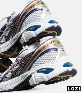کفش کتانی مردانه سفید بنفش ASICS GT 2160