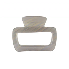 کلیپس زنانه مدل مربعی شفاف