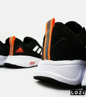 کفش کتانی مردانه و زنانه مشکی نارنجی ADIDAS climacool