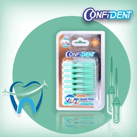 خلال بین دندانی مدل deep super pick کانفیدنت 48 عددی