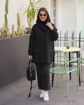 مانتو کوتاه مدل دانشجویی کد 2591