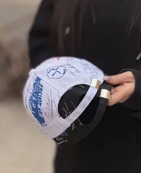 کلاه بیسبالی چاپی نوشته