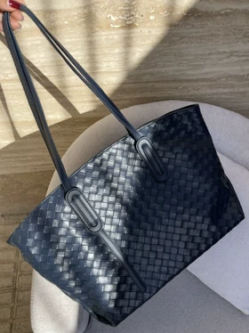 کیف راحل بافتی دسته بیضی 926