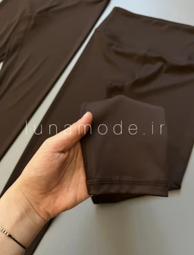 لگ ورزشی زنانه فلامنت بیسیک تک‌رنگ قهوه ایی