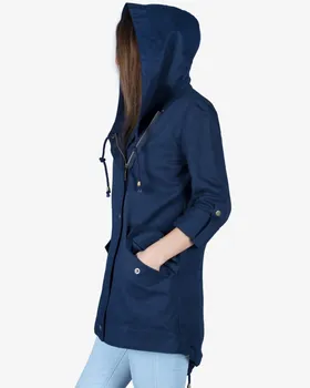 مانتو پاییزه کلاه دار