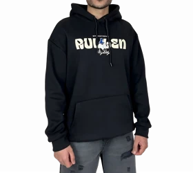 هودی مشکی اسپرت کلاهدار مردانه مدل RULGEN - جنس دورس توکرکی (گرم)
