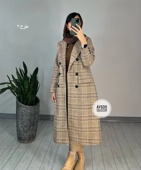 پالتو پشمی آستردار نورا5