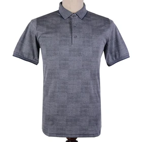 پولوشرت طرحدار یقه دکمه‌دار مردانه