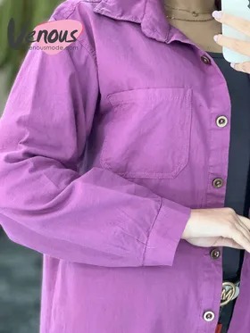 مانتو شومیزی لینن