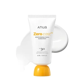 ضدآفتاب آبرسان بدون رد سفیدی آنوا مدل Zero-Cast Moisturizing Finish SPF 50
