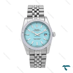 ساعت رولکس مردانه دیت جاست سیلور تیفانی خطی Rolex-6740-G