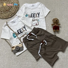 تیشرت شورت نوزادی CHEEKY