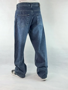 شلوار بگ مردانه کثیف شور ساده 126