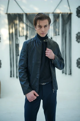 کاپشن چرم صنعتی مدل 6509