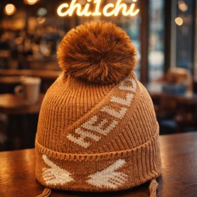 کلاه بافت HEllo