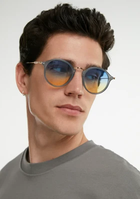 عینک آفتابی دی فرانکلین مدل D.franklin Roller TR90 Milky Blue Grey / Grad Blue