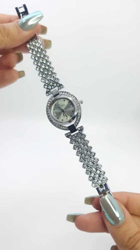 ساعت مچی زنانه مجلسی Dios نگین‌دار با موتور کوارتز