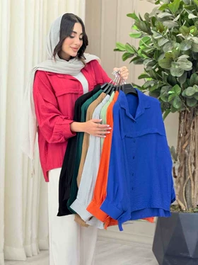 مانتو ژیله دار مهوا