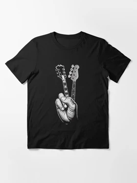 تیشرت سیستم او ا داون | BASS GUITAR SHIRT FINGER GUITAR SHIRT کد 241584