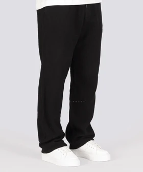 شلوار کنفی بگ و کمر کش مشکی 1060