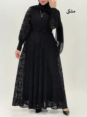 3579-پیراهن مزونی ماهرو