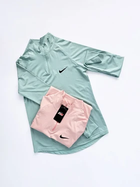 بلوز لاکرا آستین بلند نیم زیپ فینگر دار نایکی Nike